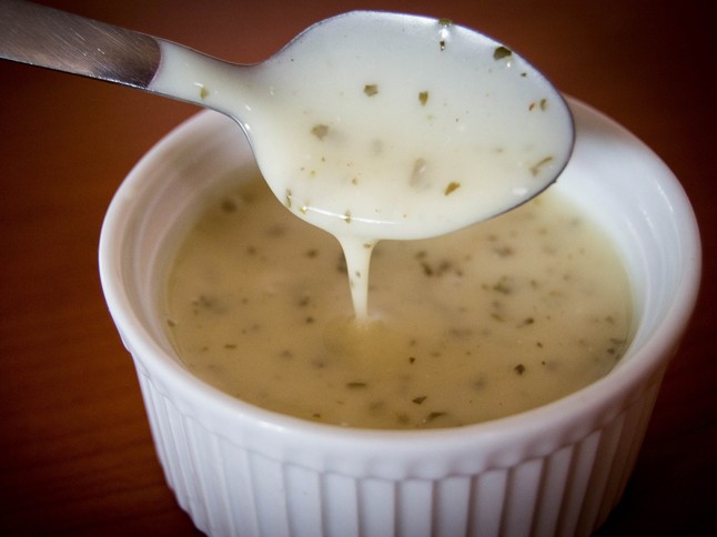 Parmesan peppercorn dressing