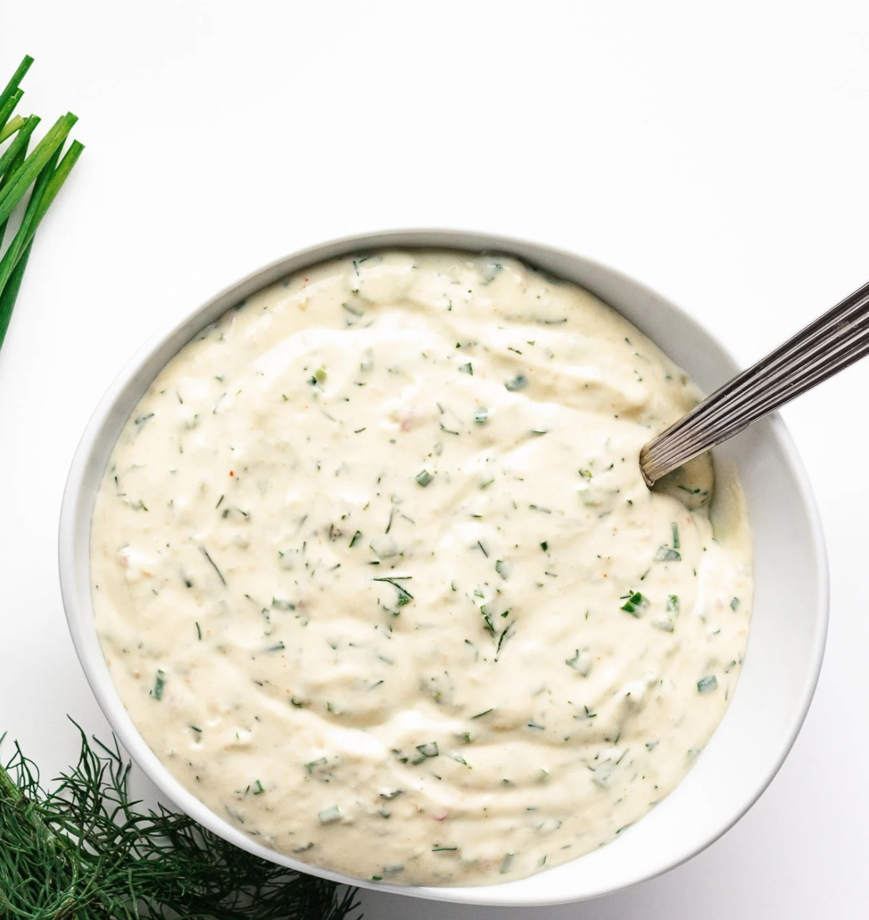 Creamy herb sauce