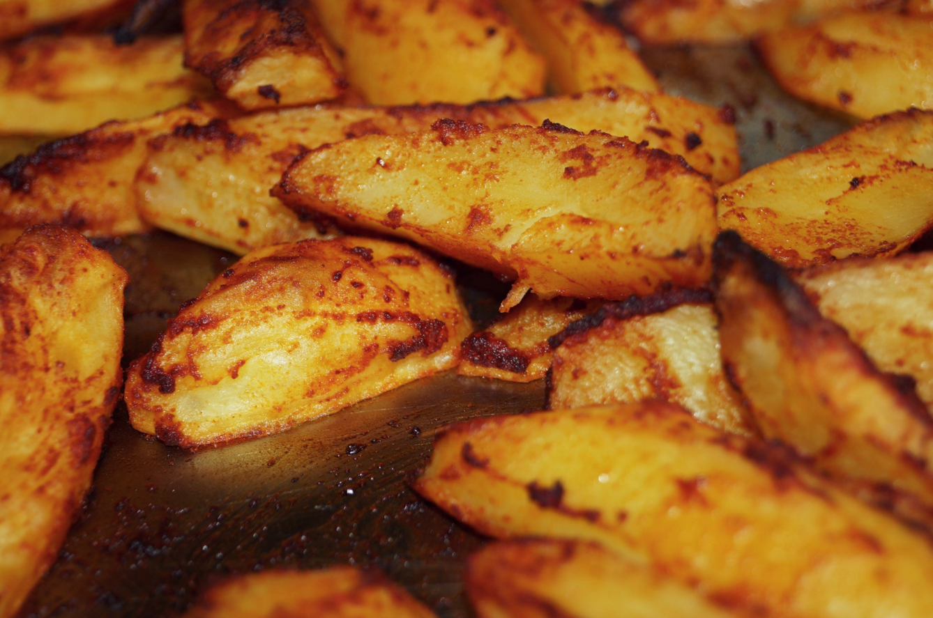 Red potato oven wedges