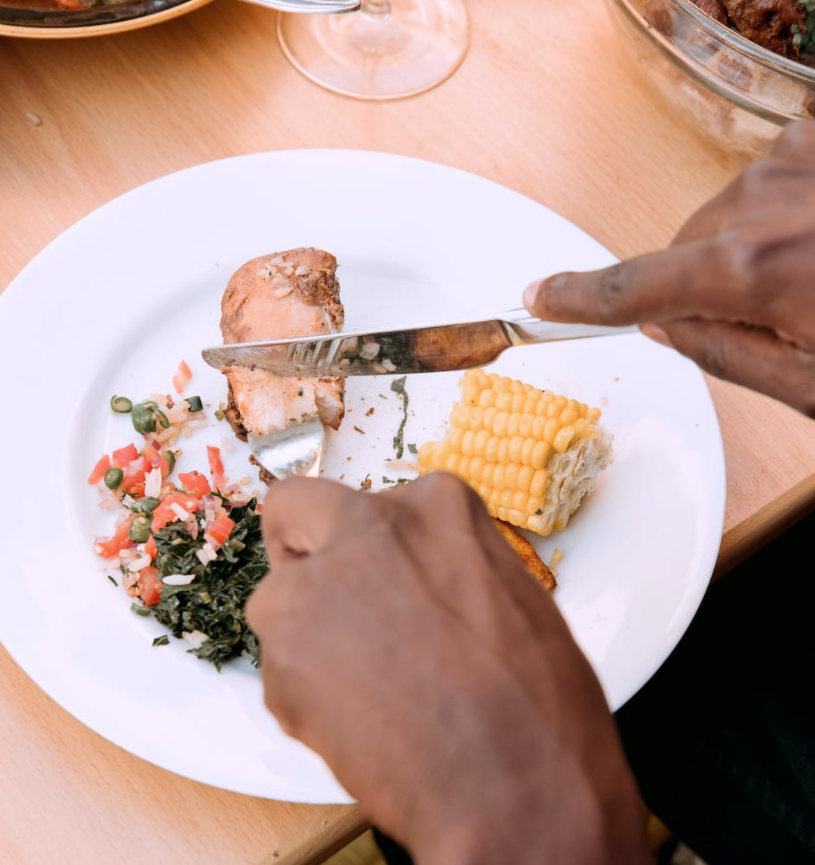 Paprika Fish with Corn Salad