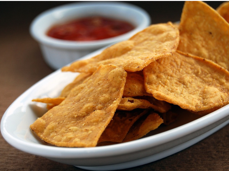 Sweet and Spicy Tortilla Chips