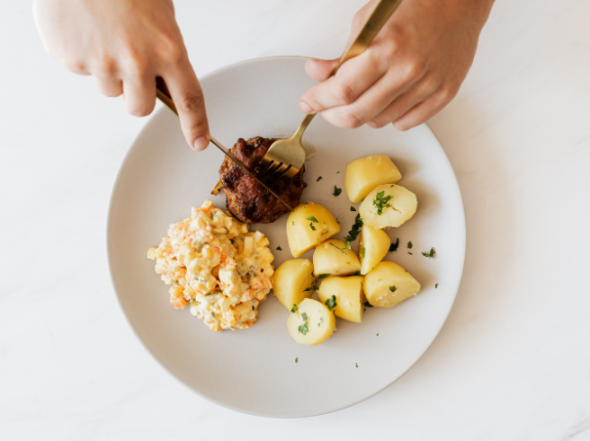 Zesty Cotija Potato Salad