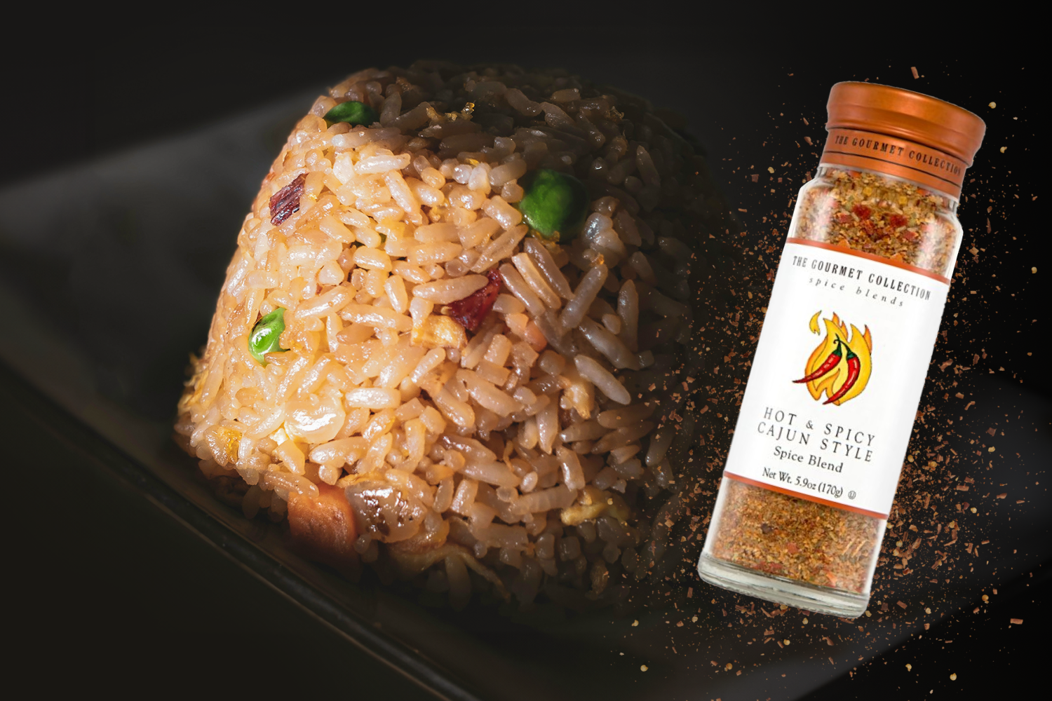 Fiery Cajun Rice Pilaf with Fall Vegetables