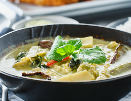 Thai Green Curry Cream with Vegetables