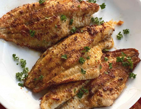 Cajun lemon pepper catfish