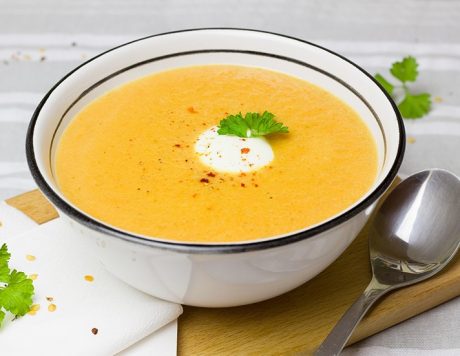 Creamy Sweet Potato With Ginger Soup